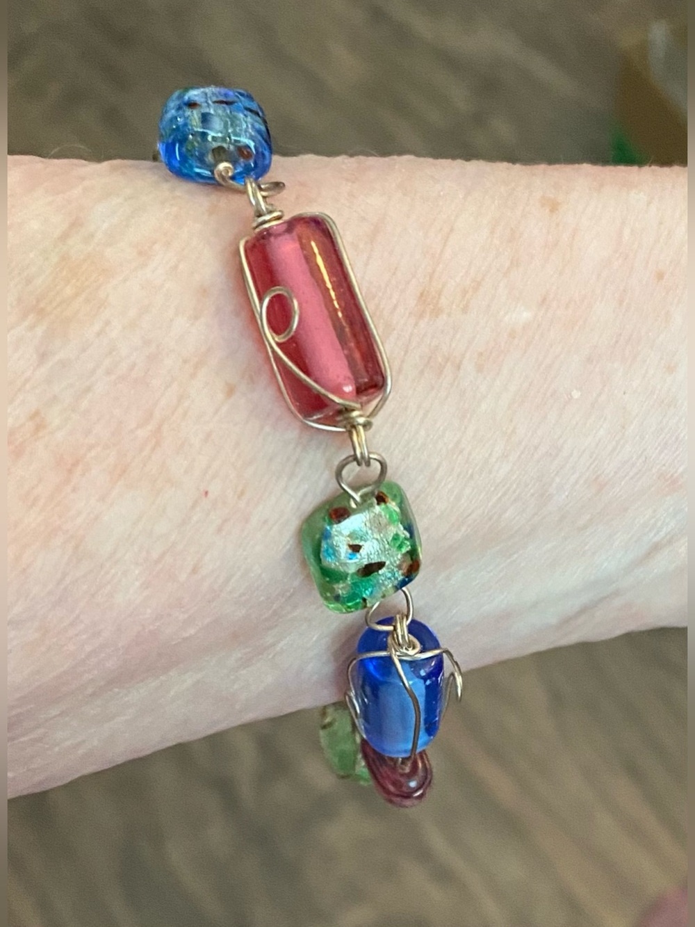 #13 Acrylic bead bracelet